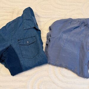 Set of 2 Blue Blouses